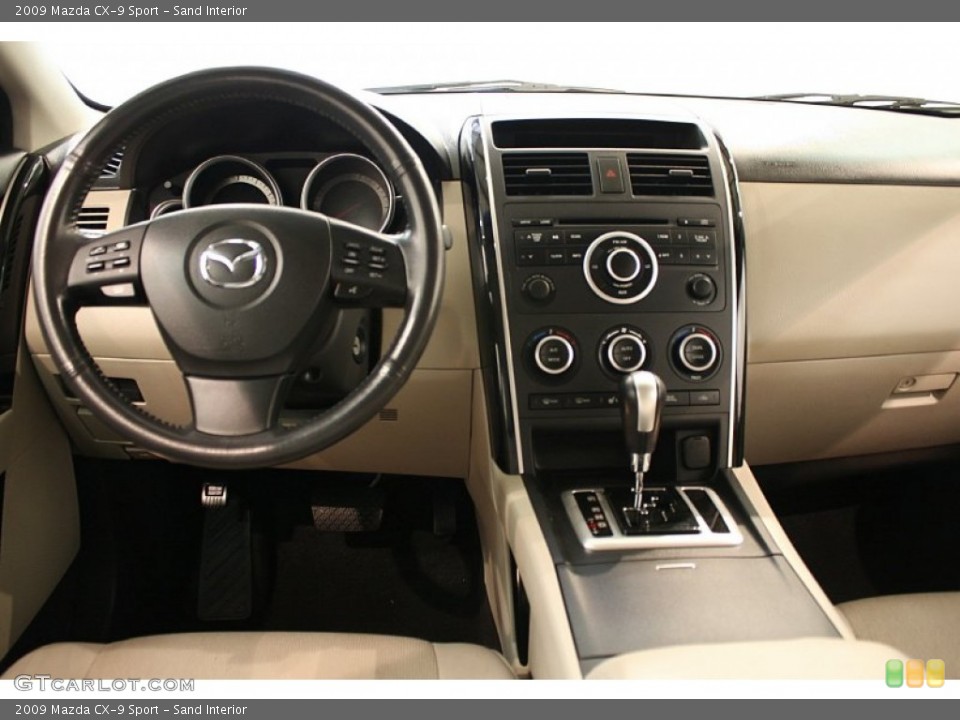 Sand Interior Dashboard for the 2009 Mazda CX-9 Sport #69773641