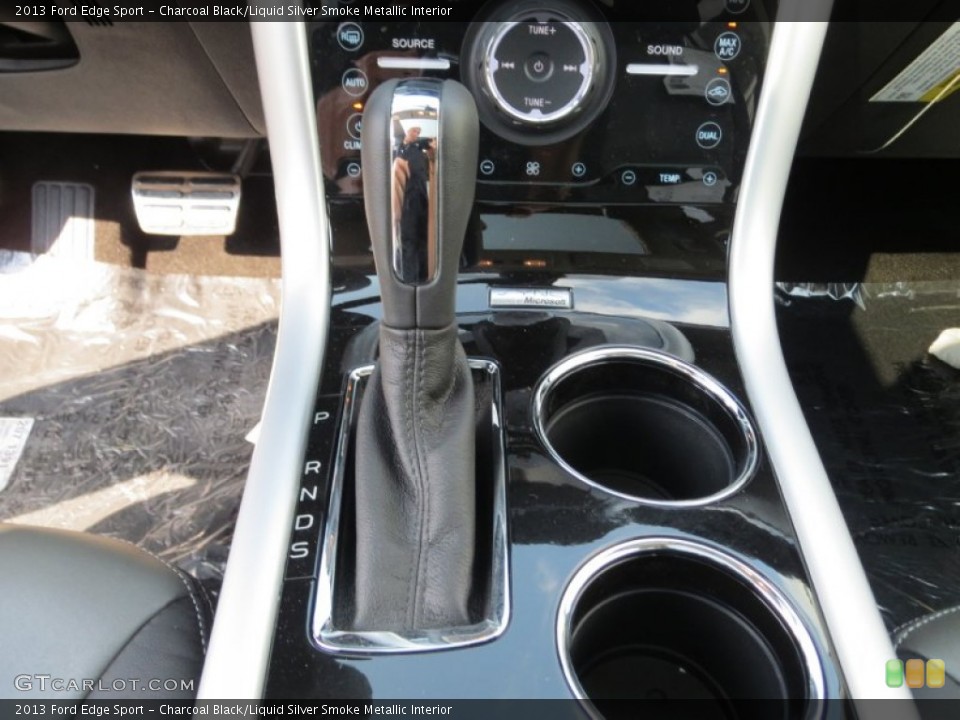 Charcoal Black/Liquid Silver Smoke Metallic Interior Transmission for the 2013 Ford Edge Sport #69778735