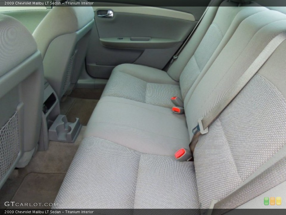Titanium Interior Rear Seat for the 2009 Chevrolet Malibu LT Sedan #69779503