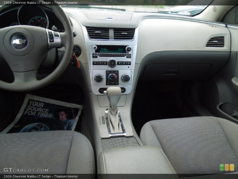 Titanium Interior Dashboard for the 2009 Chevrolet Malibu LT Sedan #69779518