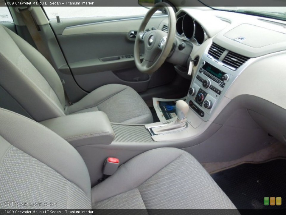 Titanium Interior Photo for the 2009 Chevrolet Malibu LT Sedan #69779554