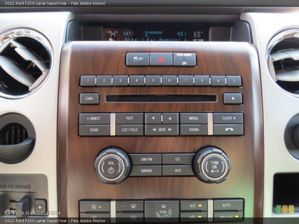 Pale Adobe Interior Controls for the 2012 Ford F150 Lariat SuperCrew #69779893