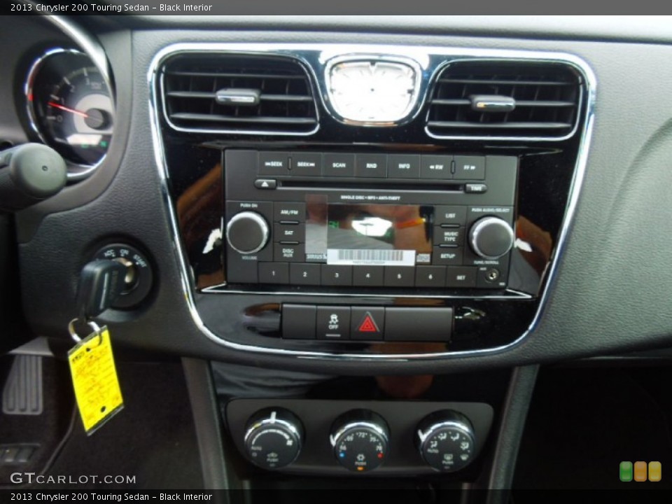 Black Interior Controls for the 2013 Chrysler 200 Touring Sedan #69780154