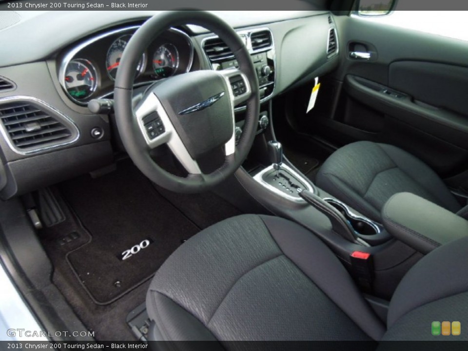 Black Interior Prime Interior for the 2013 Chrysler 200 Touring Sedan #69780268