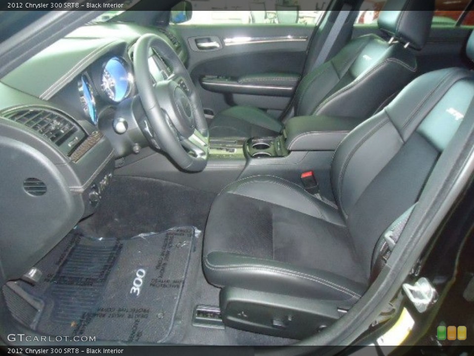 Black Interior Front Seat for the 2012 Chrysler 300 SRT8 #69780971