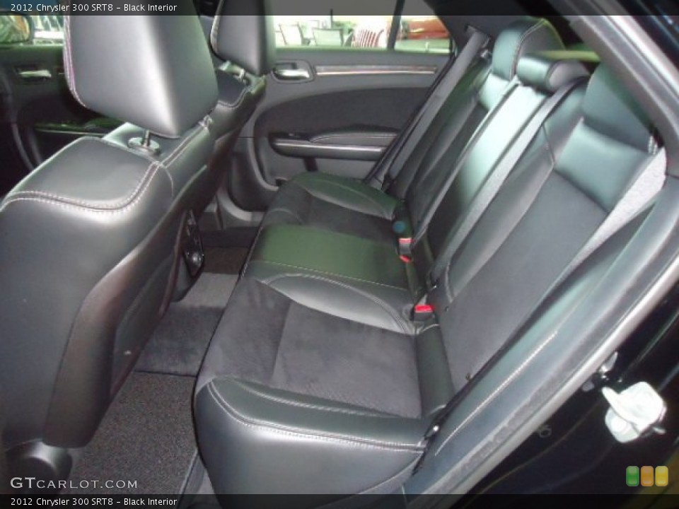 Black Interior Rear Seat for the 2012 Chrysler 300 SRT8 #69780979