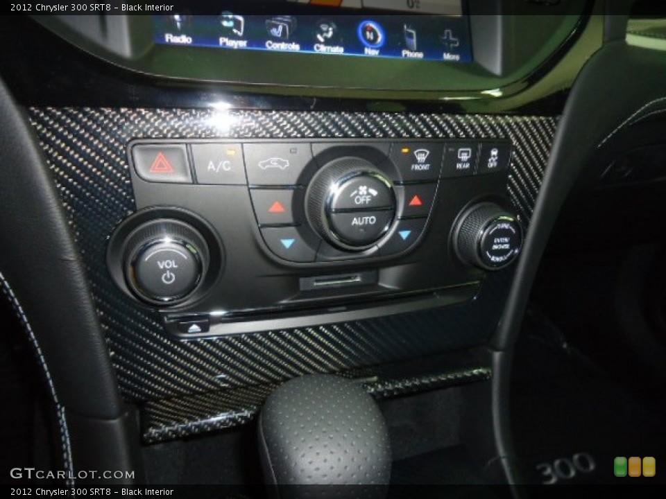 Black Interior Controls for the 2012 Chrysler 300 SRT8 #69781072