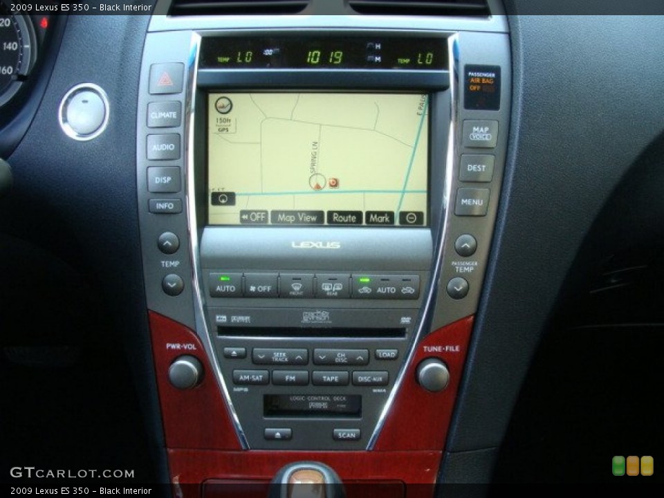 Black Interior Navigation for the 2009 Lexus ES 350 #69782070