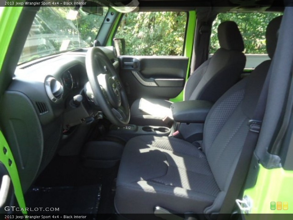 Black Interior Photo for the 2013 Jeep Wrangler Sport 4x4 #69783523