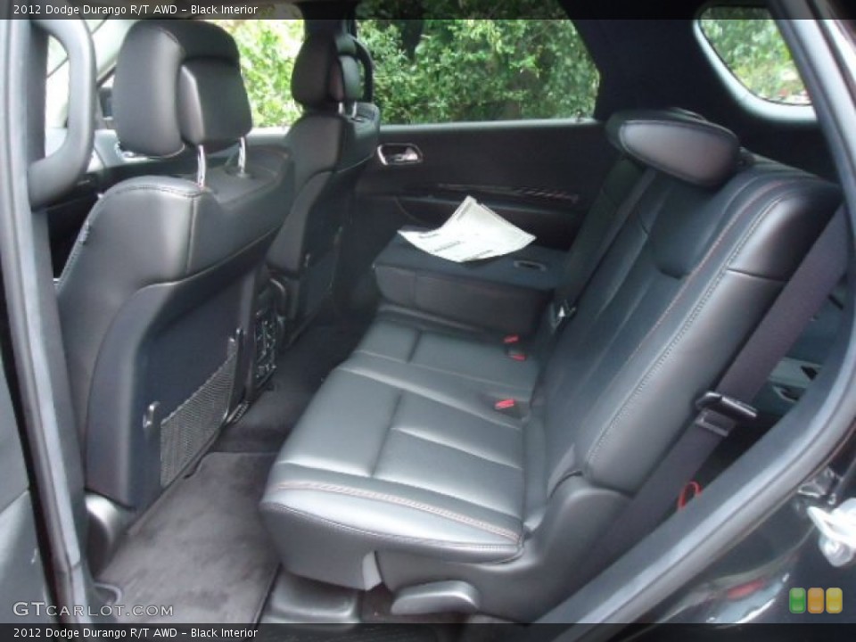 Black Interior Rear Seat for the 2012 Dodge Durango R/T AWD #69784444