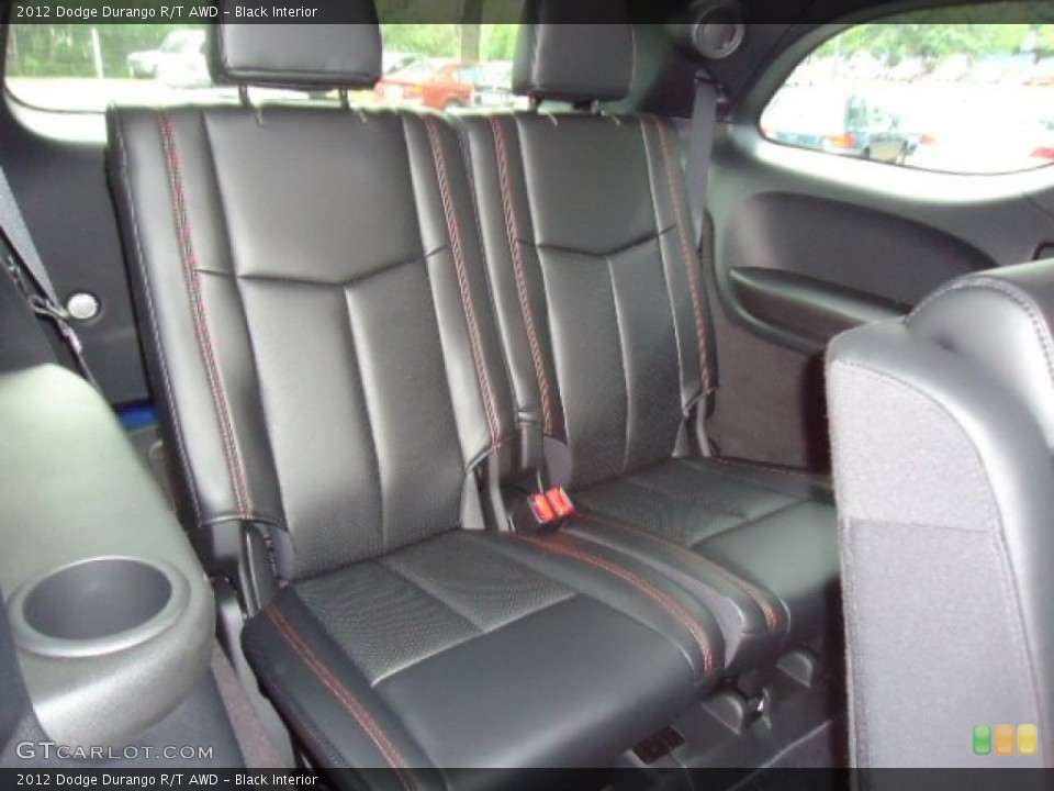 Black Interior Rear Seat for the 2012 Dodge Durango R/T AWD #69784462