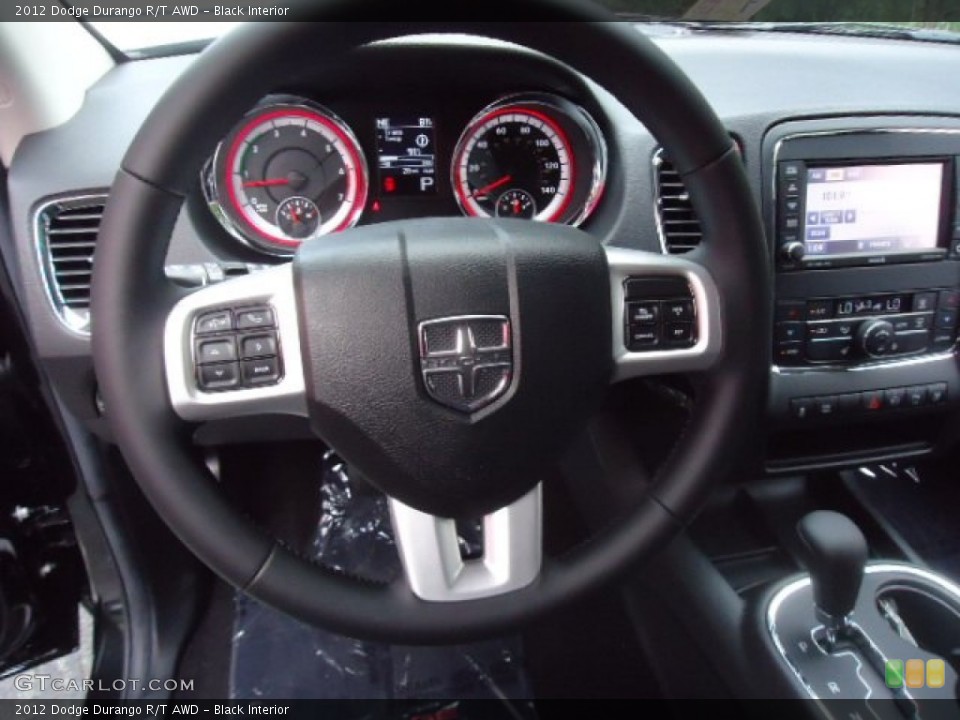 Black Interior Steering Wheel for the 2012 Dodge Durango R/T AWD #69784487