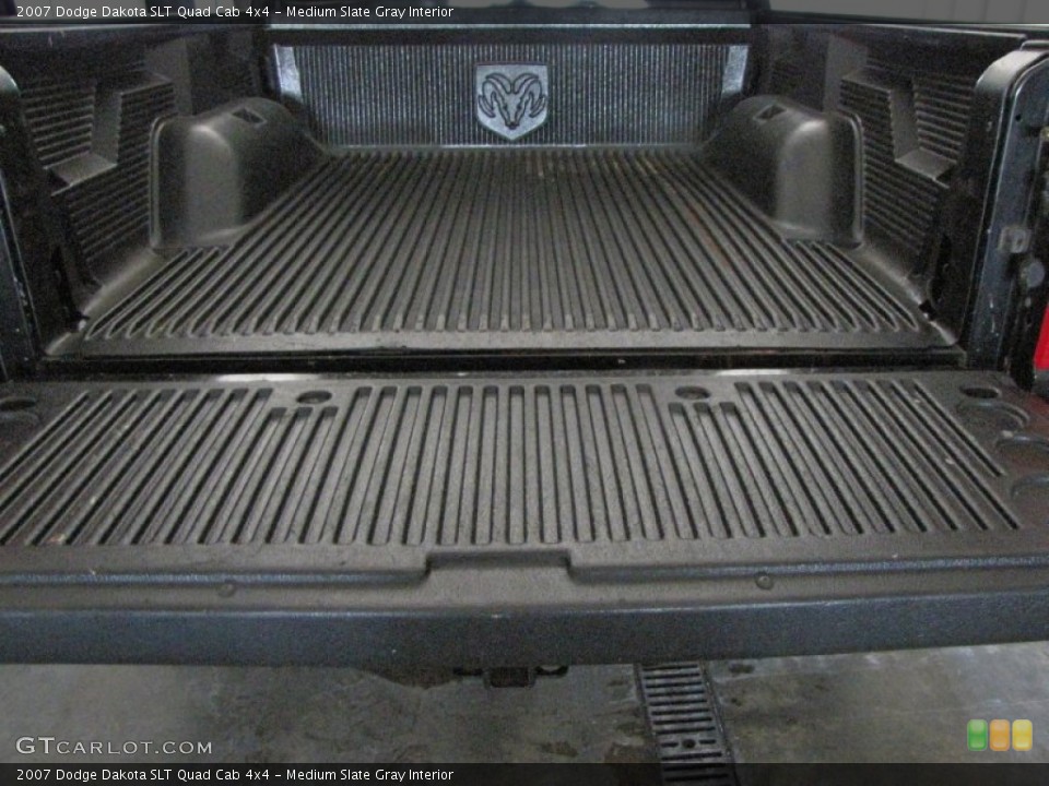Medium Slate Gray Interior Trunk for the 2007 Dodge Dakota SLT Quad Cab 4x4 #69792310