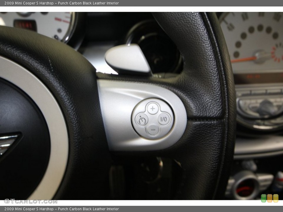 Punch Carbon Black Leather Interior Controls for the 2009 Mini Cooper S Hardtop #69793363