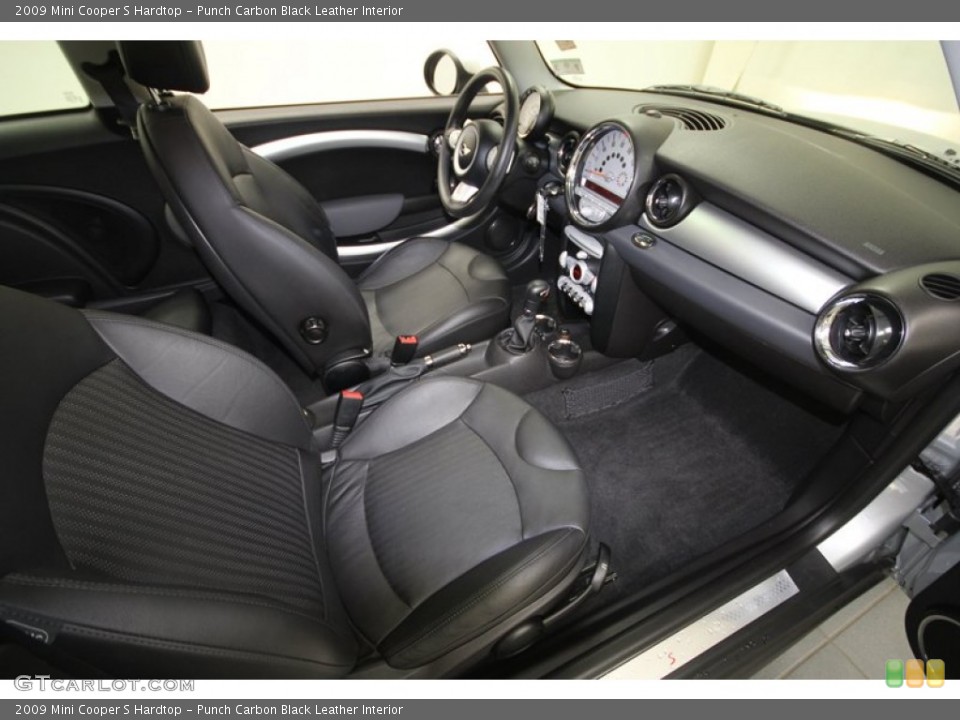 Punch Carbon Black Leather Interior Photo for the 2009 Mini Cooper S Hardtop #69793414