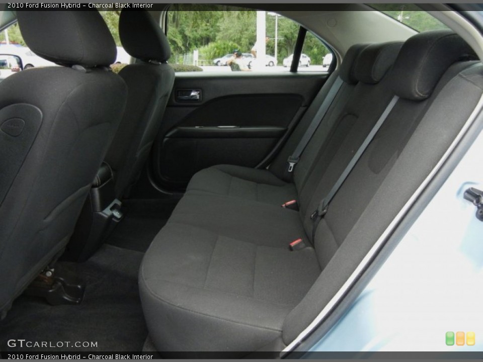 Charcoal Black Interior Rear Seat for the 2010 Ford Fusion Hybrid #69793720