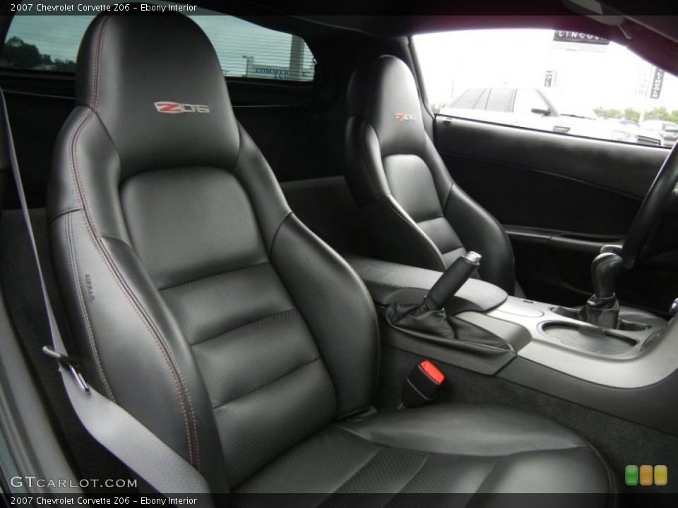 Ebony Interior Photo for the 2007 Chevrolet Corvette Z06 #69794410