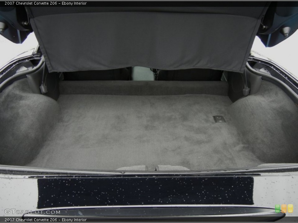 Ebony Interior Trunk for the 2007 Chevrolet Corvette Z06 #69794492