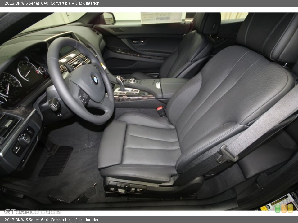 Black Interior Photo for the 2013 BMW 6 Series 640i Convertible #69794587