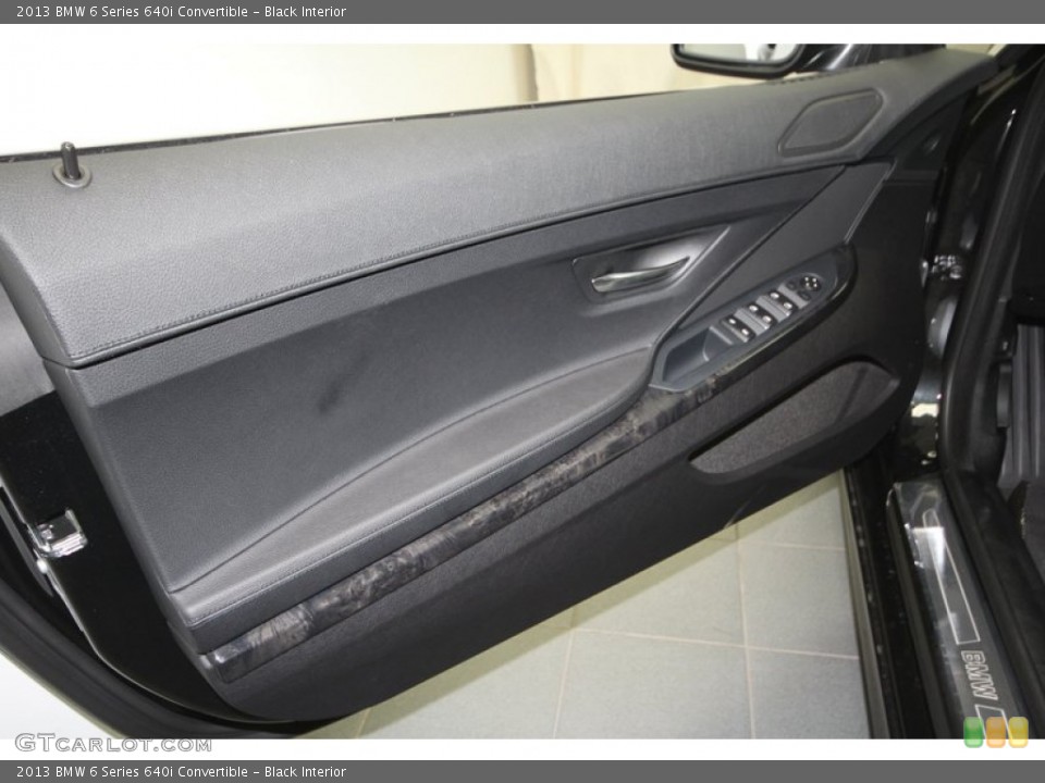 Black Interior Door Panel for the 2013 BMW 6 Series 640i Convertible #69794680