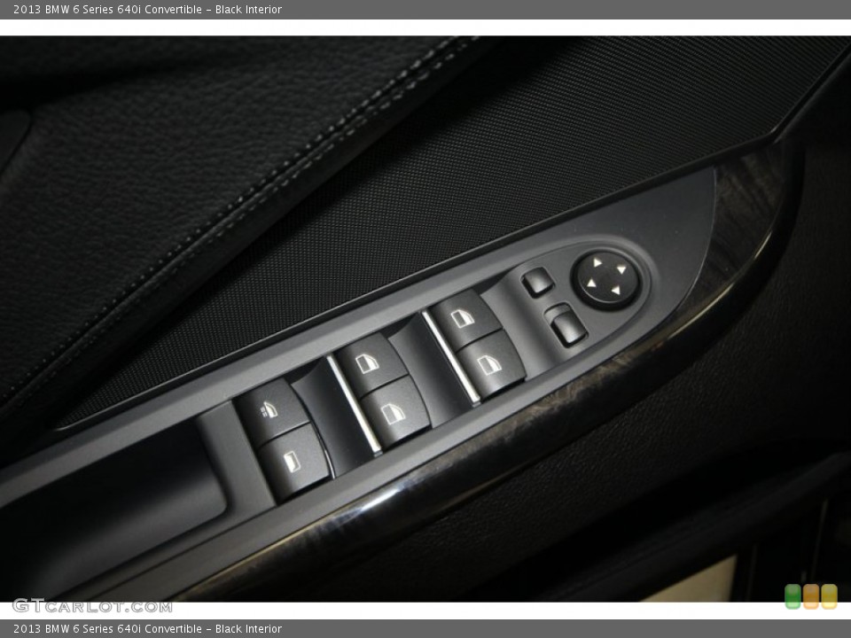 Black Interior Controls for the 2013 BMW 6 Series 640i Convertible #69794689