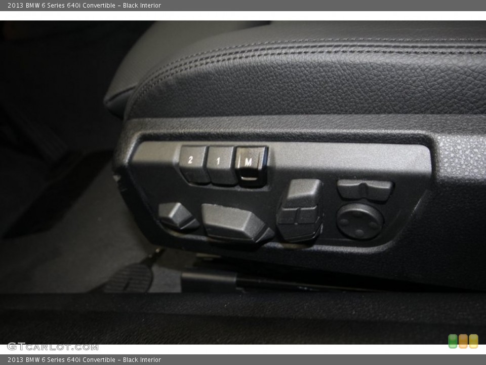 Black Interior Controls for the 2013 BMW 6 Series 640i Convertible #69794698