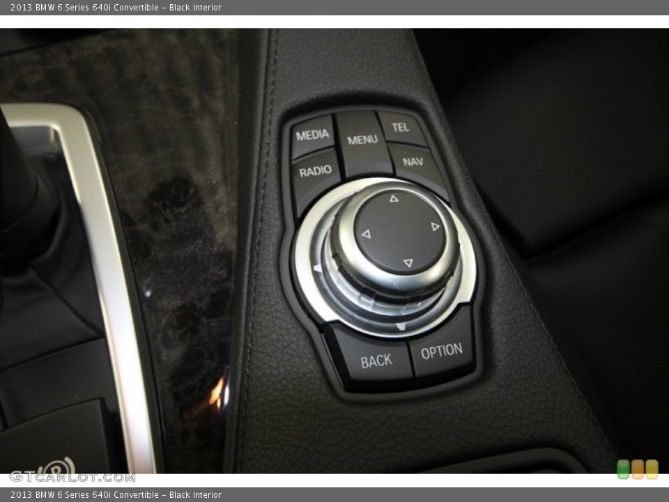 Black Interior Controls for the 2013 BMW 6 Series 640i Convertible #69794743