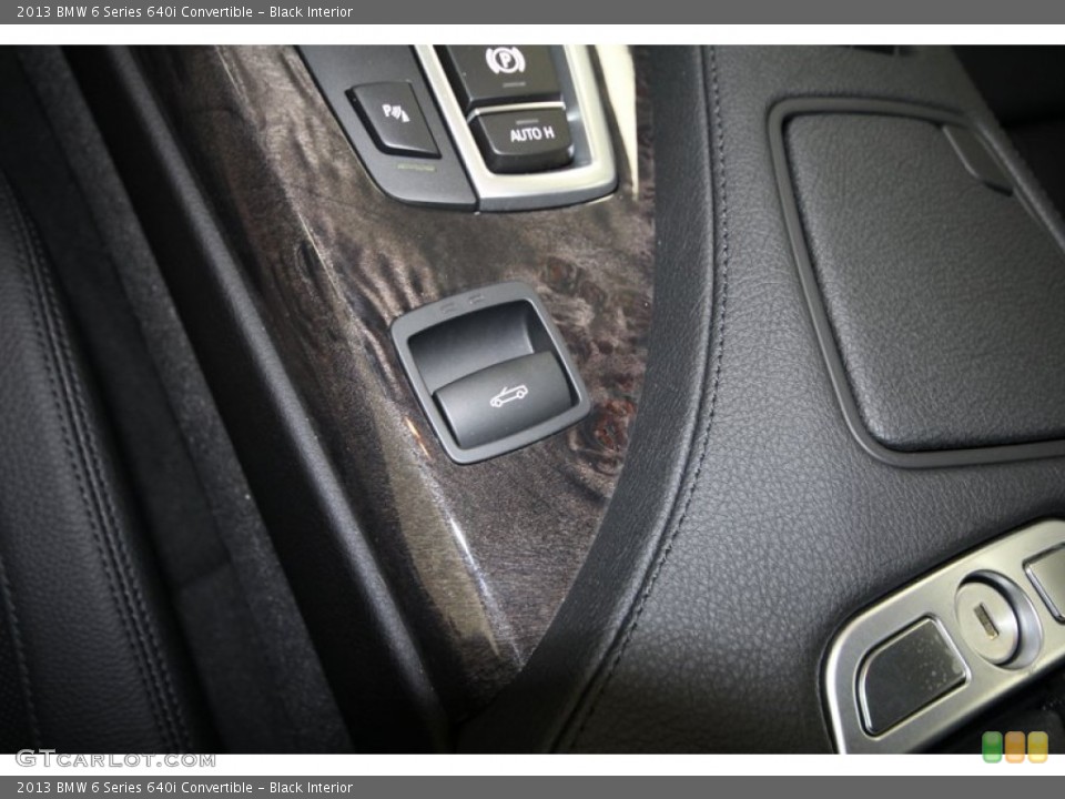 Black Interior Controls for the 2013 BMW 6 Series 640i Convertible #69794749