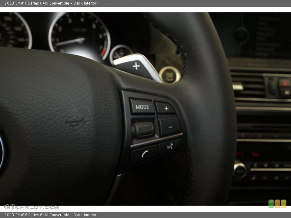Black Interior Controls for the 2013 BMW 6 Series 640i Convertible #69794782