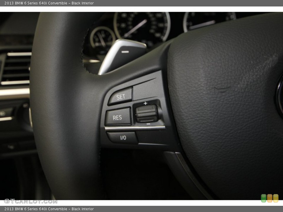 Black Interior Controls for the 2013 BMW 6 Series 640i Convertible #69794788