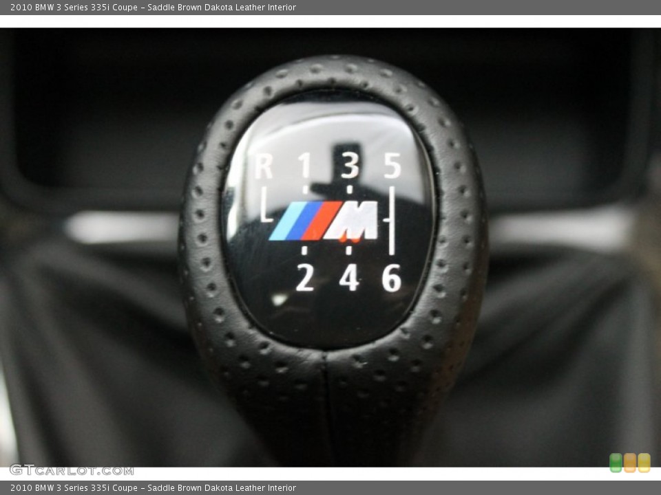Saddle Brown Dakota Leather Interior Transmission for the 2010 BMW 3 Series 335i Coupe #69795628