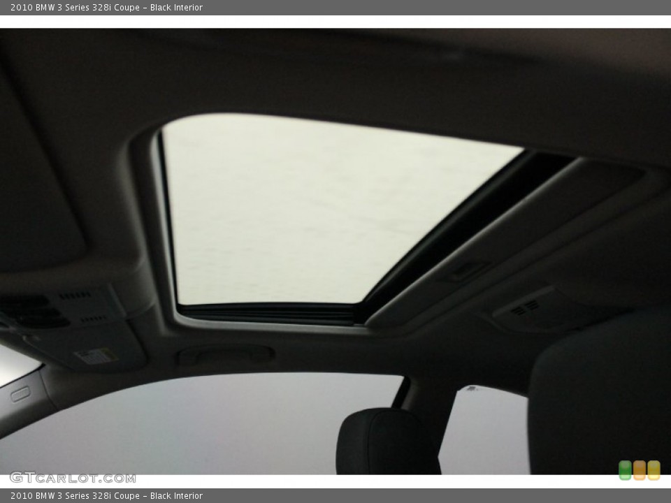Black Interior Sunroof for the 2010 BMW 3 Series 328i Coupe #69795985