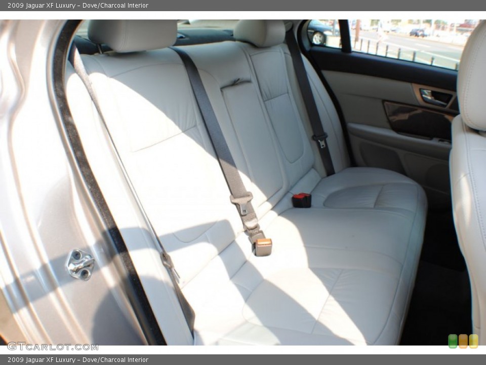 Dove/Charcoal Interior Rear Seat for the 2009 Jaguar XF Luxury #69798412
