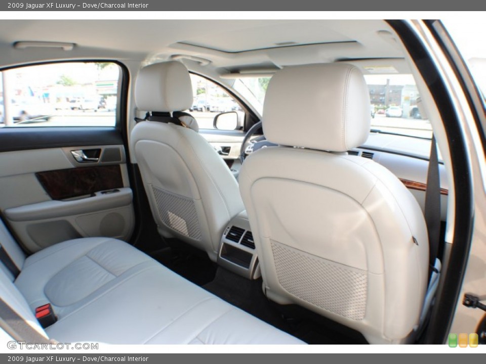 Dove/Charcoal Interior Rear Seat for the 2009 Jaguar XF Luxury #69798421