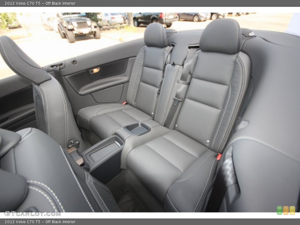 Off Black Interior Rear Seat for the 2013 Volvo C70 T5 #69800446