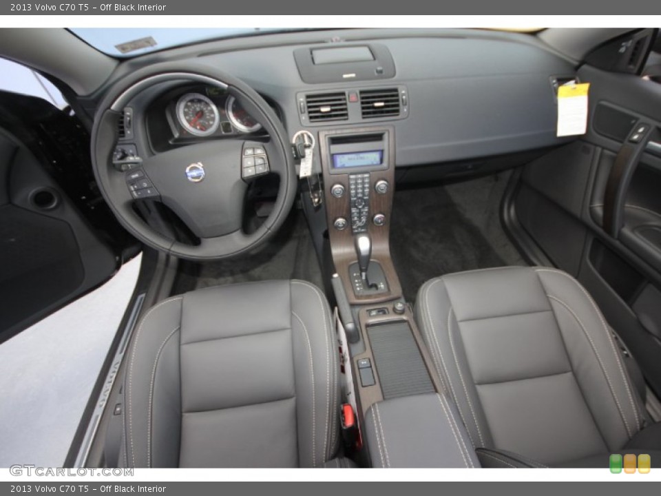 Off Black Interior Photo for the 2013 Volvo C70 T5 #69800467