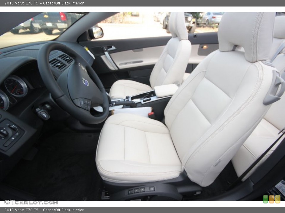 Cacao/Off Black Interior Photo for the 2013 Volvo C70 T5 #69800584