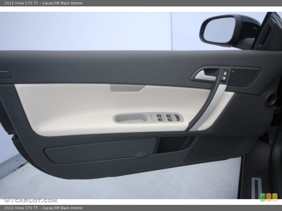 Cacao/Off Black Interior Door Panel for the 2013 Volvo C70 T5 #69800608