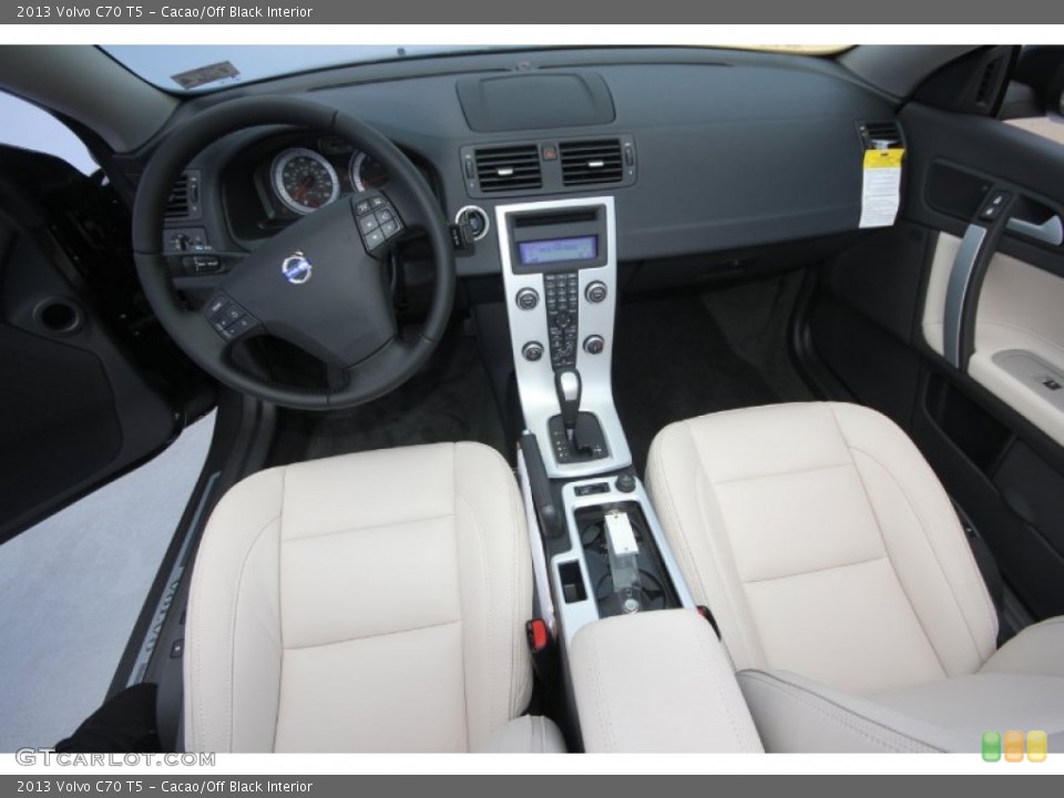 Cacao/Off Black Interior Dashboard for the 2013 Volvo C70 T5 #69800614