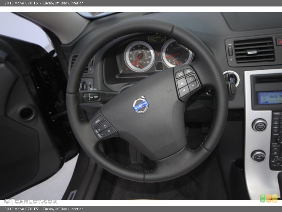 Cacao/Off Black Interior Steering Wheel for the 2013 Volvo C70 T5 #69800623