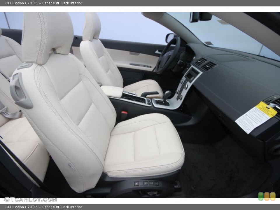 Cacao/Off Black Interior Photo for the 2013 Volvo C70 T5 #69800638