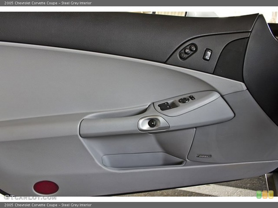 Steel Grey Interior Door Panel for the 2005 Chevrolet Corvette Coupe #69800903