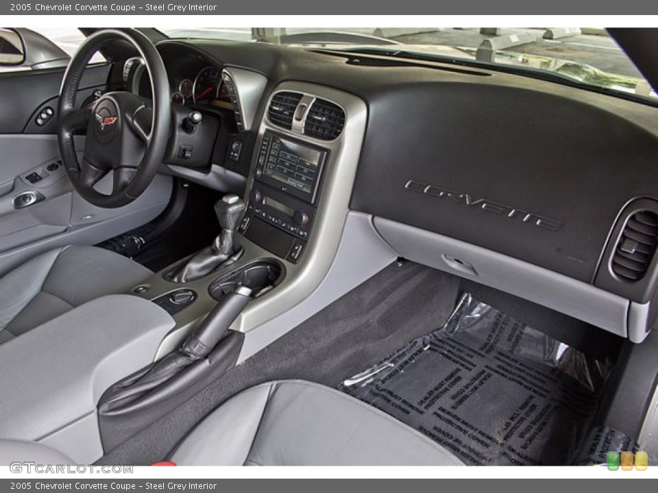 Steel Grey Interior Dashboard for the 2005 Chevrolet Corvette Coupe #69800973