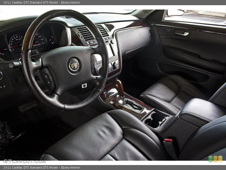 Ebony Interior Prime Interior for the 2011 Cadillac DTS  #69801118