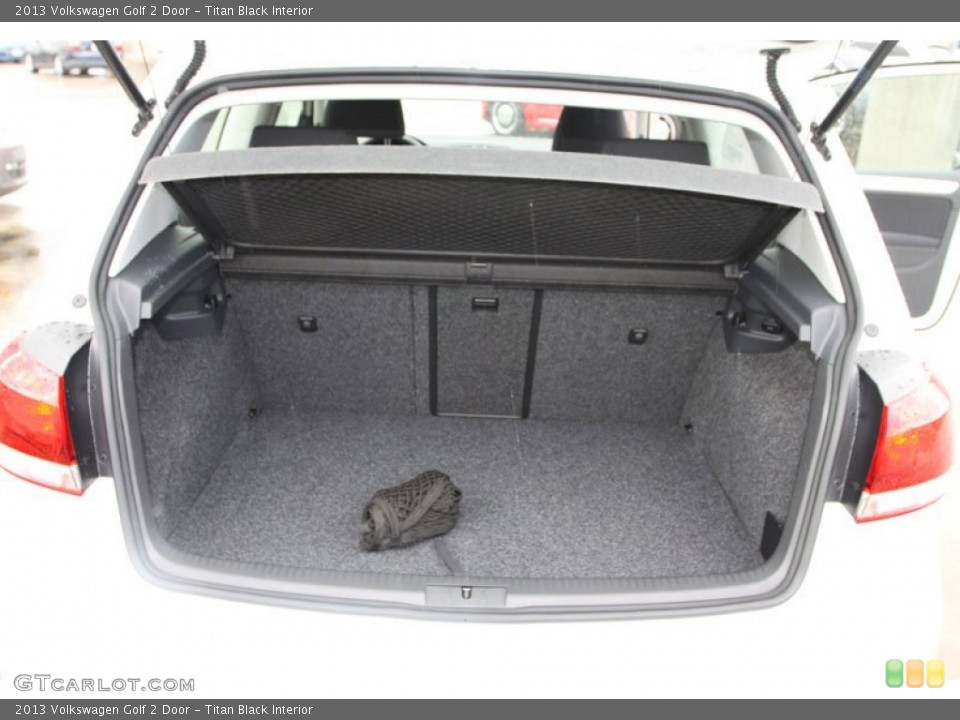 Titan Black Interior Trunk for the 2013 Volkswagen Golf 2 Door #69802513