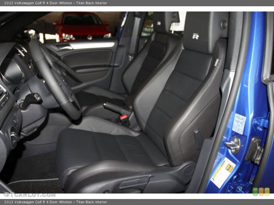 Titan Black Interior Front Seat for the 2013 Volkswagen Golf R 4 Door 4Motion #69802672