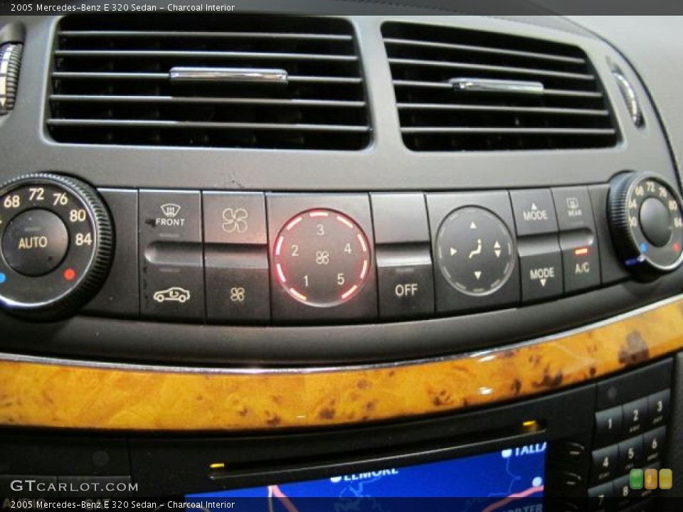 Charcoal Interior Controls for the 2005 Mercedes-Benz E 320 Sedan #69803287