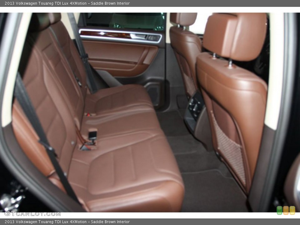 Saddle Brown Interior Rear Seat for the 2013 Volkswagen Touareg TDI Lux 4XMotion #69803536