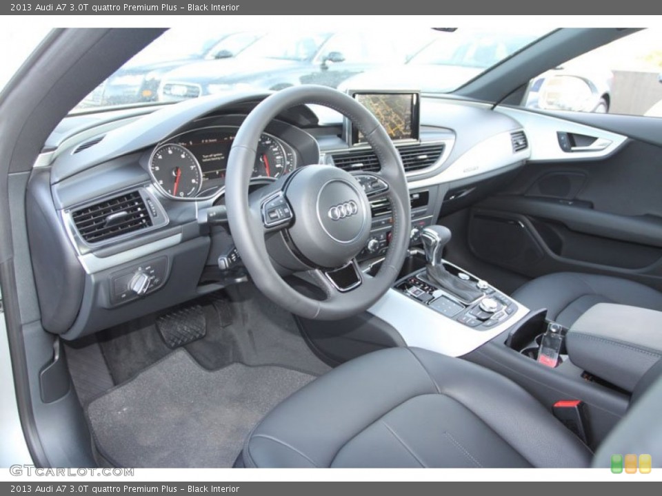 Black Interior Prime Interior for the 2013 Audi A7 3.0T quattro Premium Plus #69805117