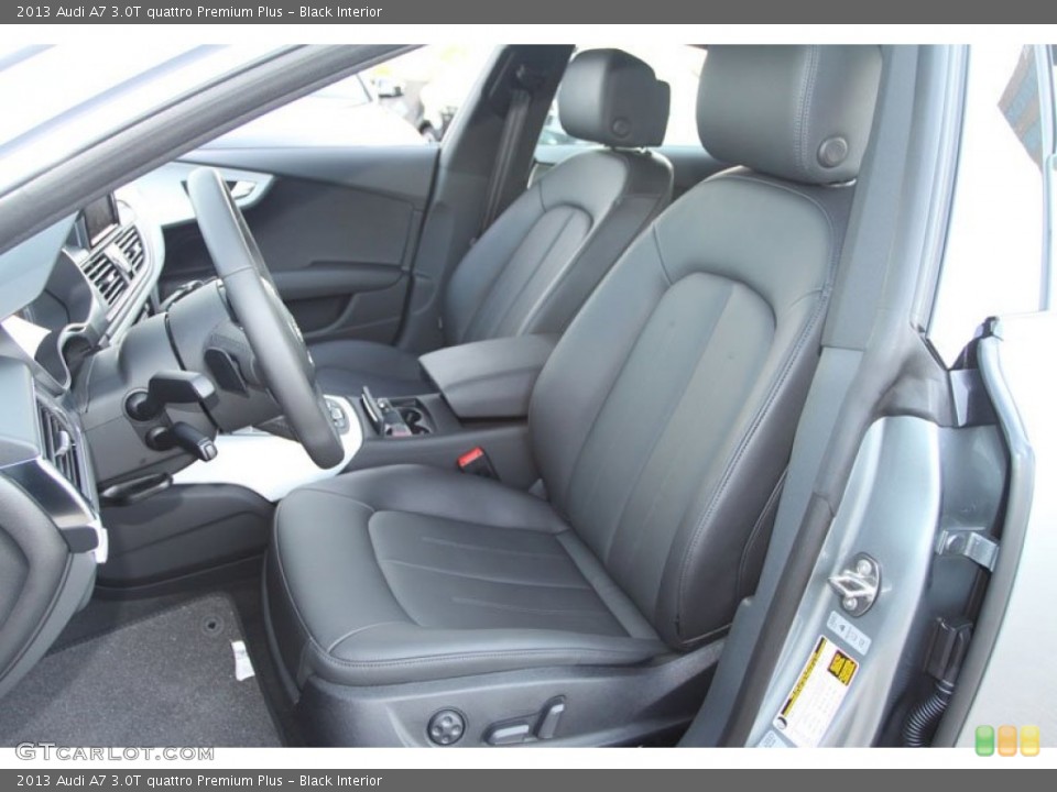 Black Interior Front Seat for the 2013 Audi A7 3.0T quattro Premium Plus #69805126